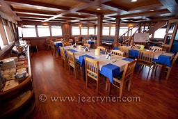The saloon, Sachika, North Ari atoll, Maldives, Indian Ocean, Asia.