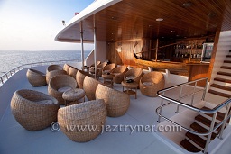 The bar, Sachika, North Ari atoll, Maldives, Indian Ocean, Asia.